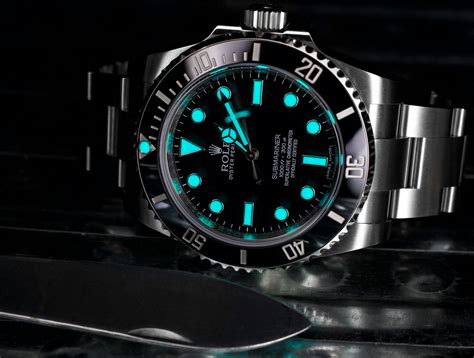 chromalight rolex submariner|Rolex Submariner blue dial.